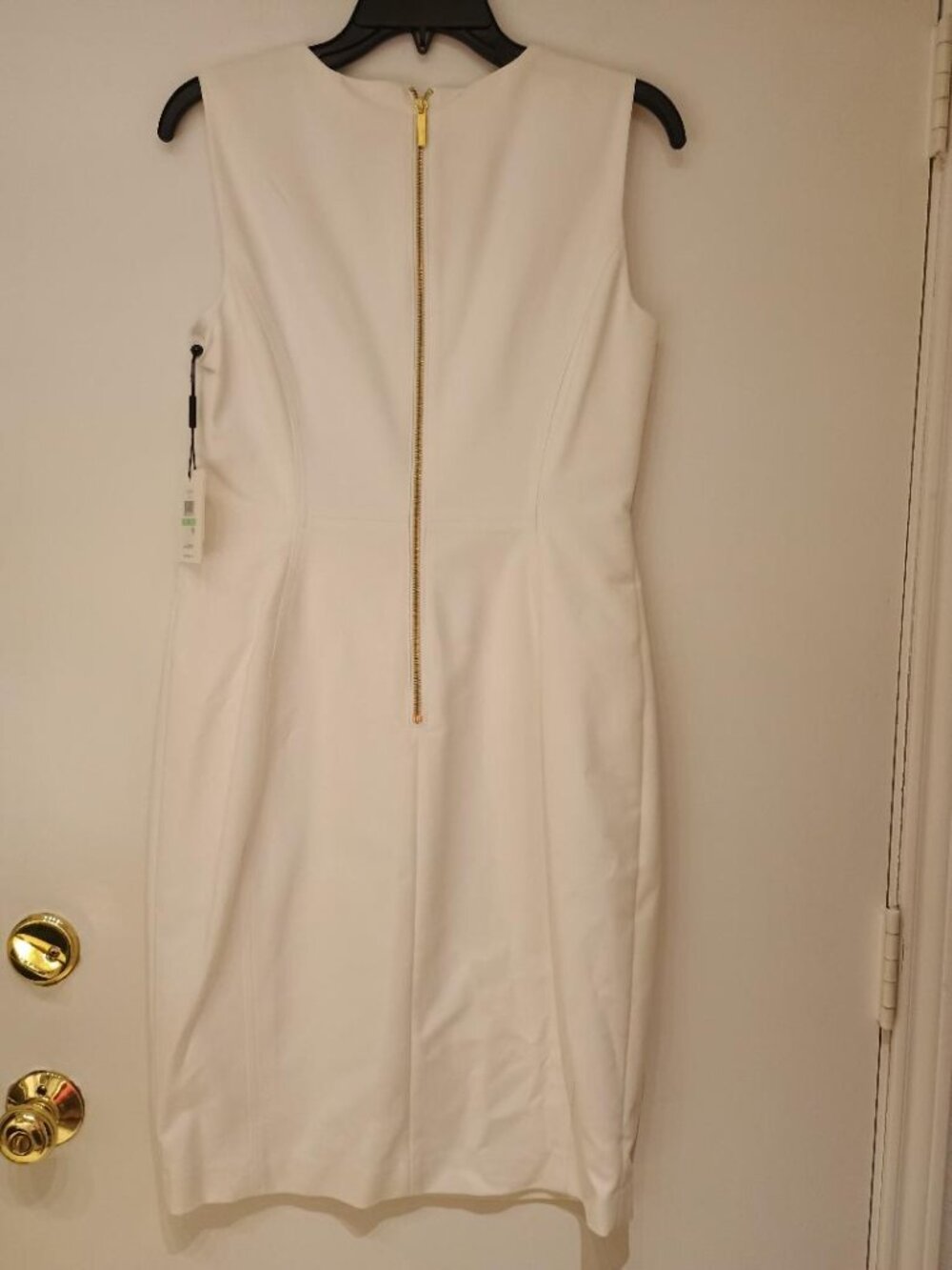 NEW Calvin Klein White Dress - Picture 4 of 4